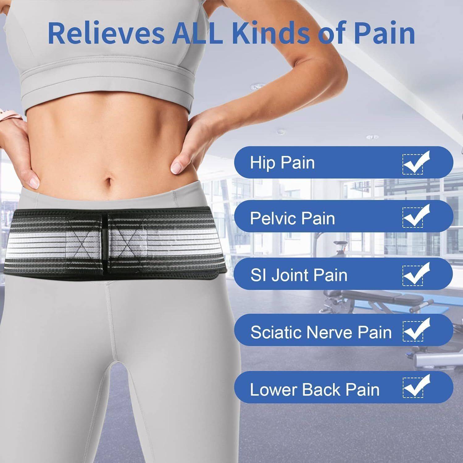 Sciatic Nerve Brace for Sciatica Pain Relief Back Leg Wrap Belt Sciatic Nerve Brace for Sciatica Pain Relief Back Leg Wrap Belt