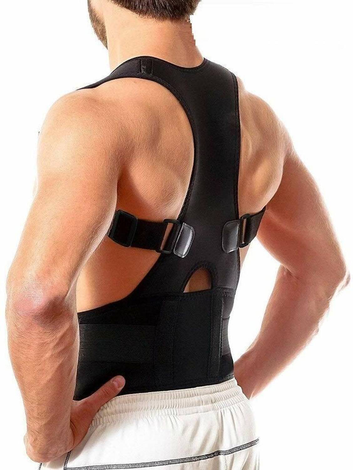 ALLTACK IN Adjustable Unisex Magnetic Posture Corrector|Shoulder Back Support Belt for adults Posture Corrector