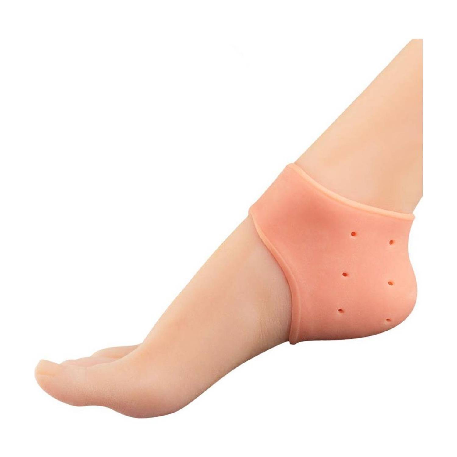 CareHut Silicone Gel Heel Pad Socks for Pain Relief for Men and Women Heel Support Heel Support