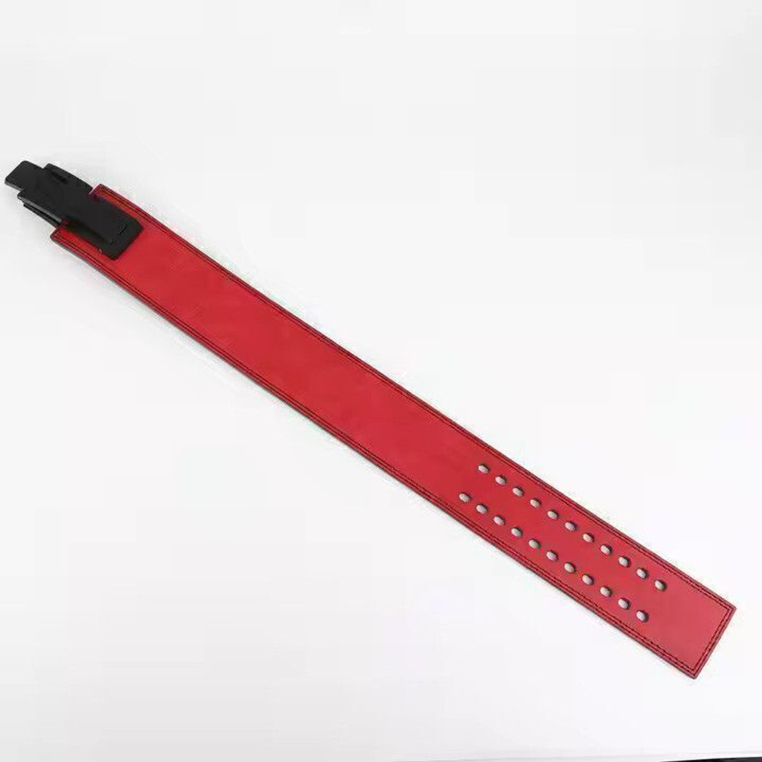 Image of squarefit Pro Series Lever Belt - Red | 13mm Gym Belt for Powerlifting & Strength Training Weight Lifting Belt