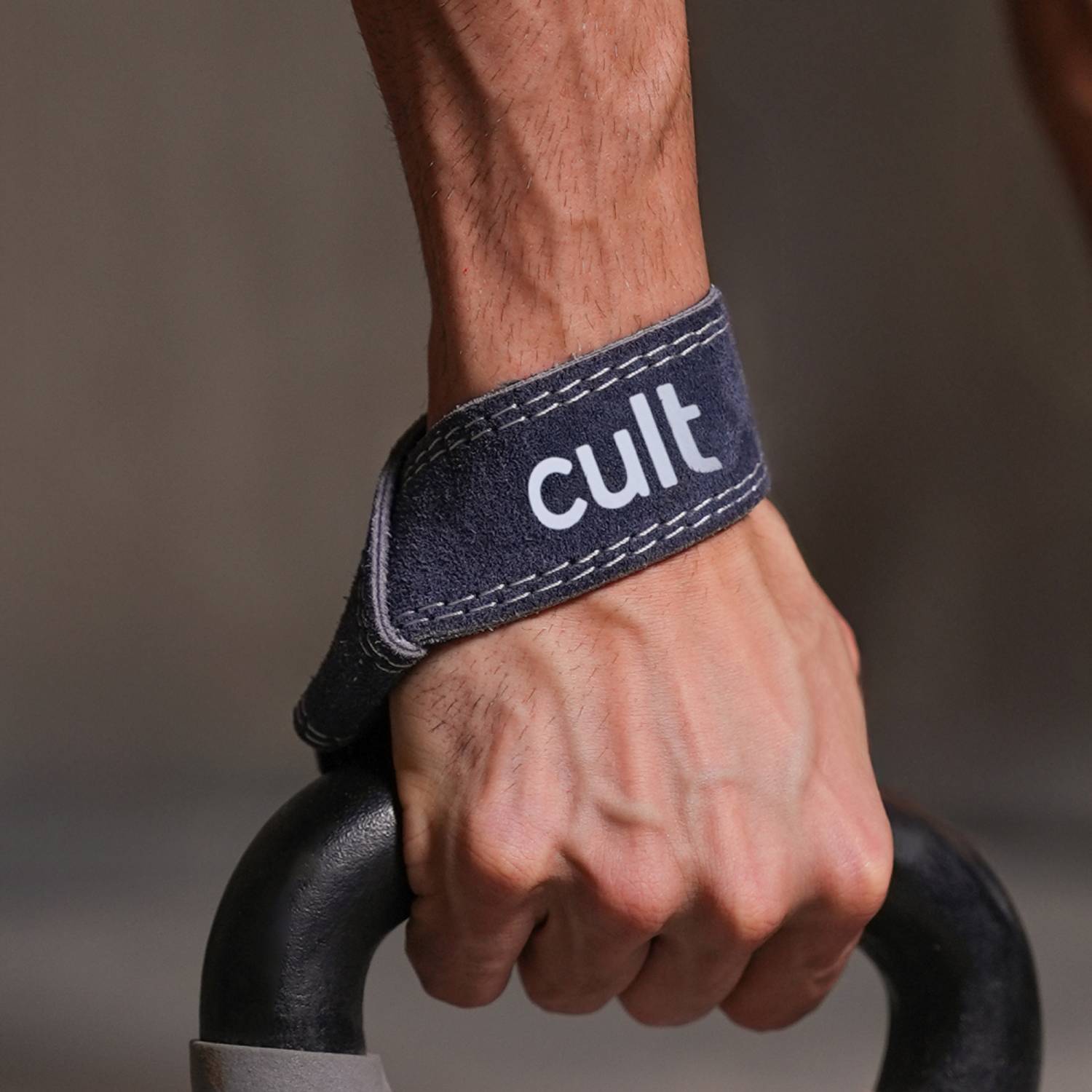 Cult Pair of Weight Lifting Strap Wrist Support (Blue)
