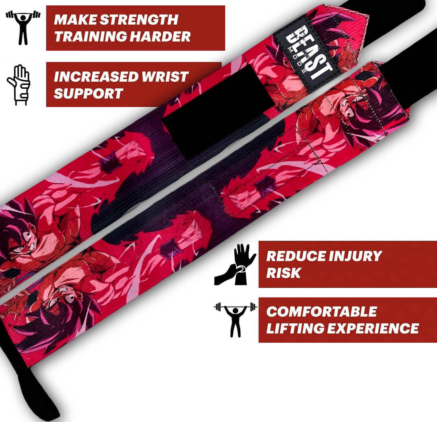 STEIGEN Fitness Wrist Band for Gym - Image 3