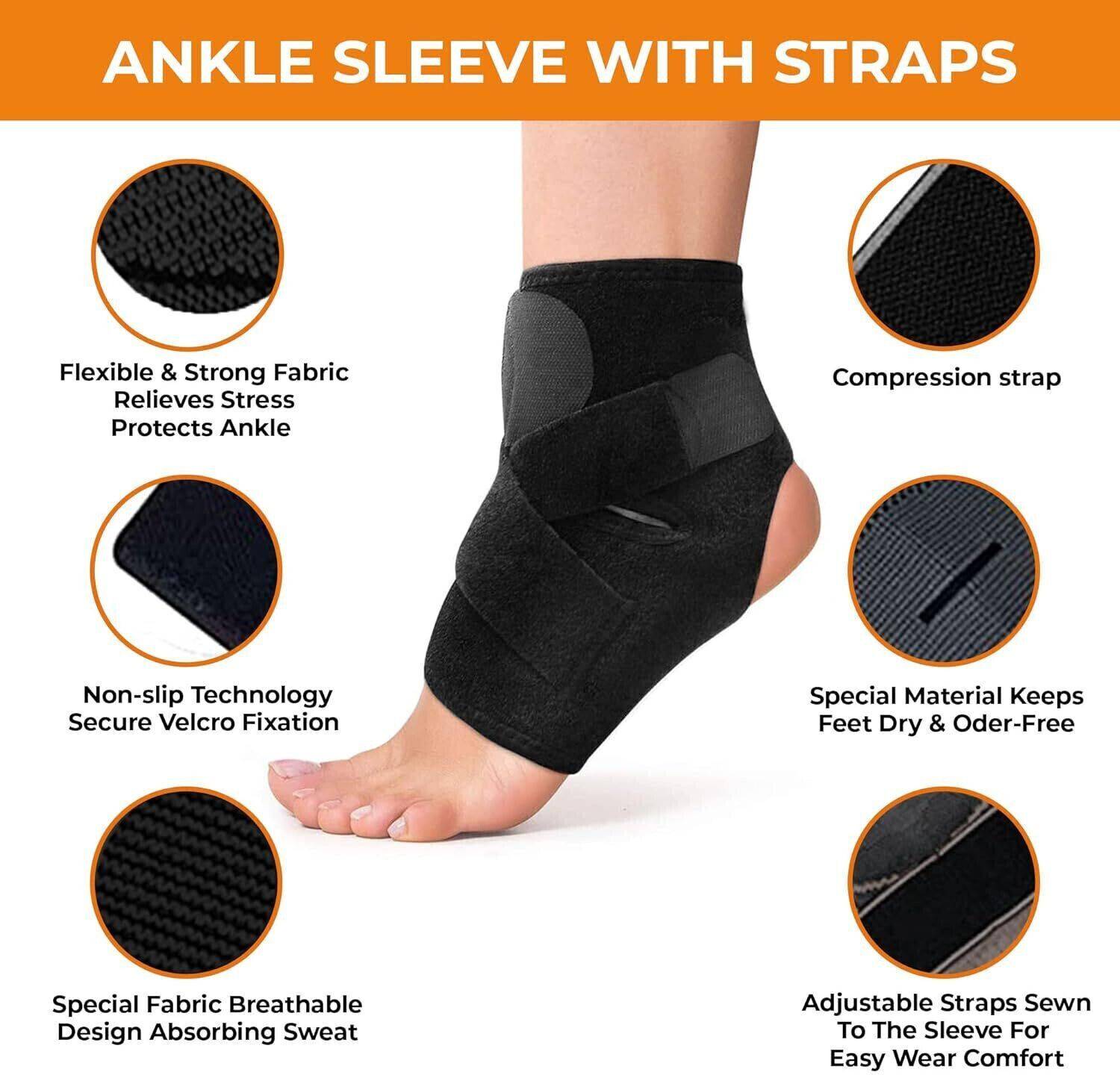 RICH CLUB Adjustable Compression Foot Pain Relief Ankle Pack of 1 - Image 4