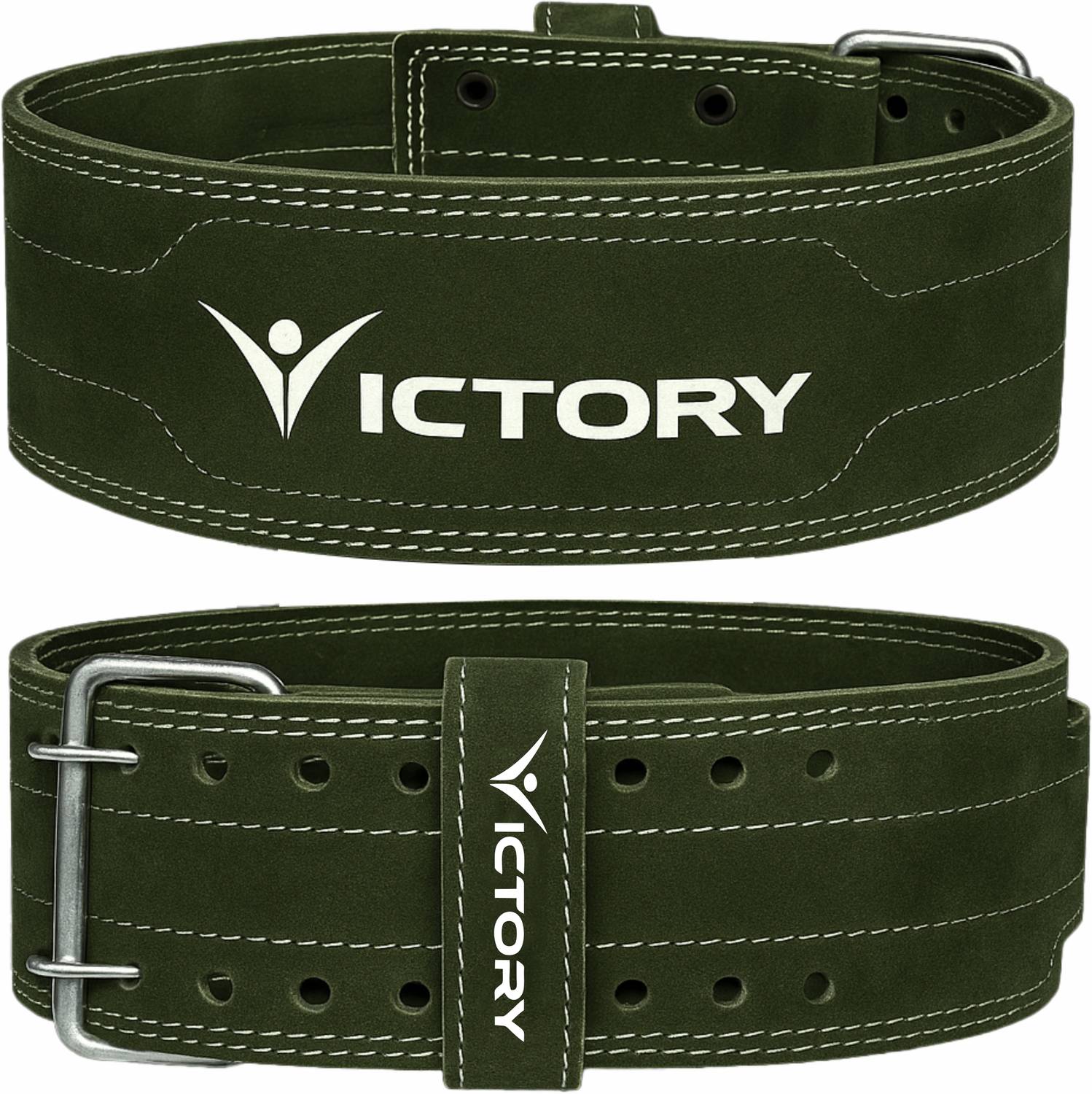 Victory 4 inch Genuine Leather Weight Lifting Belt - Image 1