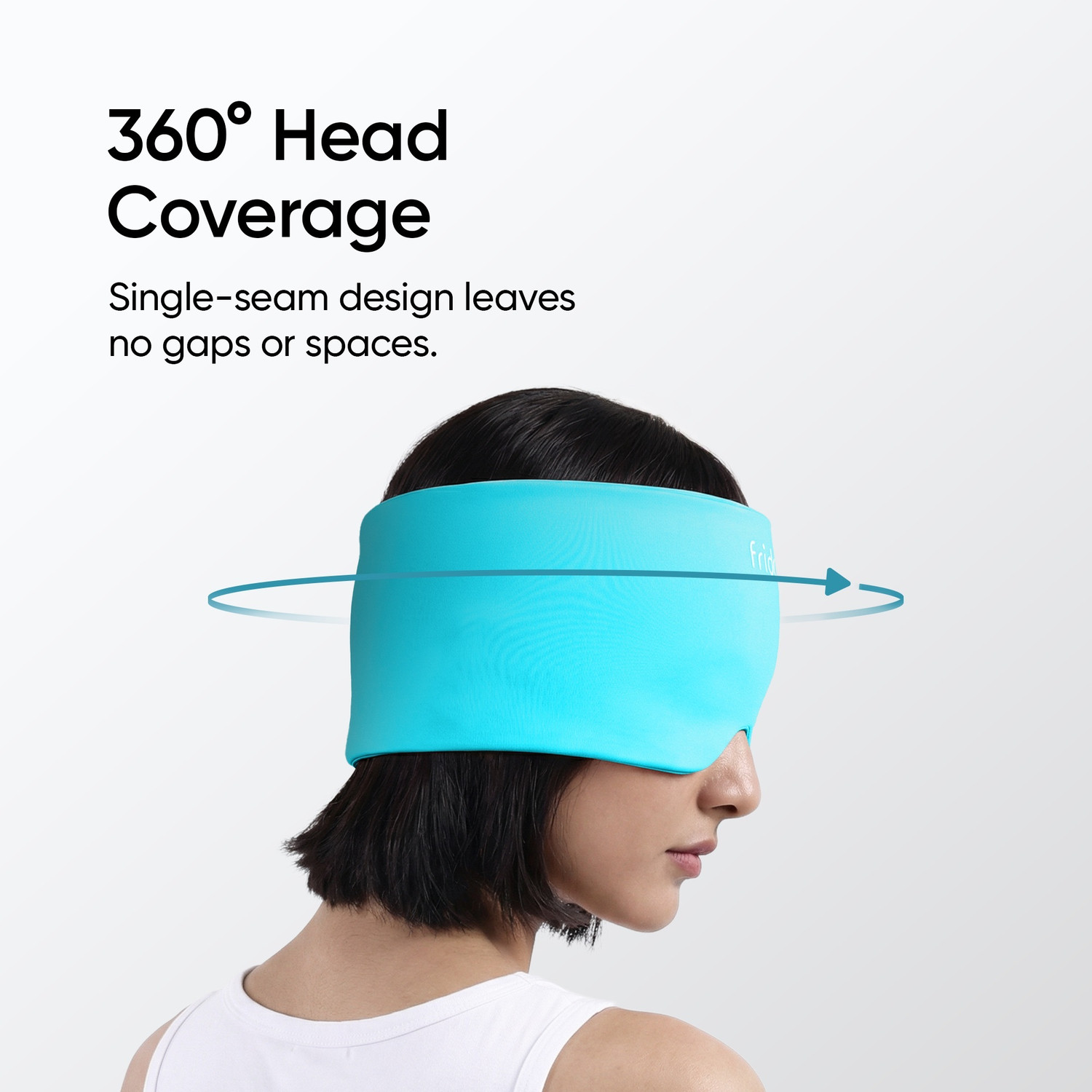 Image of Frido Hot & Cold Therapy Cap for Migraine & Headache Relief | 360 Compression Head Support