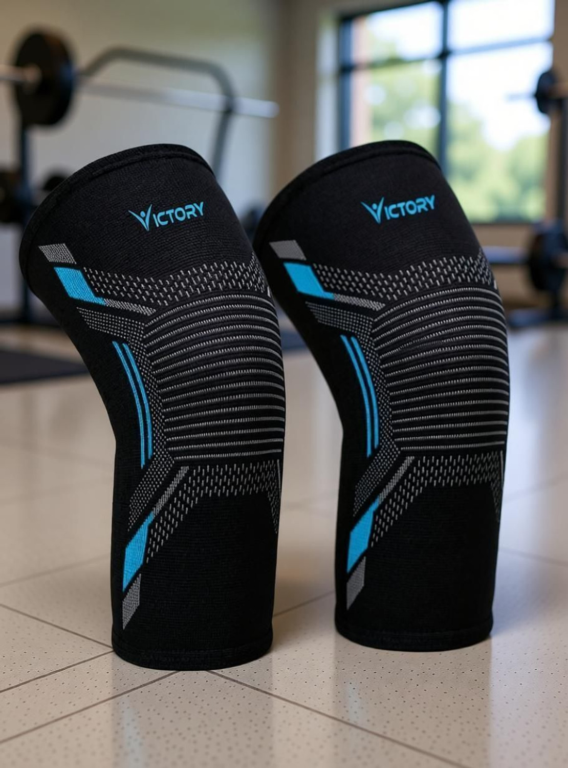 Image of VICTORY Knee Support For Exercise, Gym, Running, Yoga, Pain Relief Men & Women Knee Support