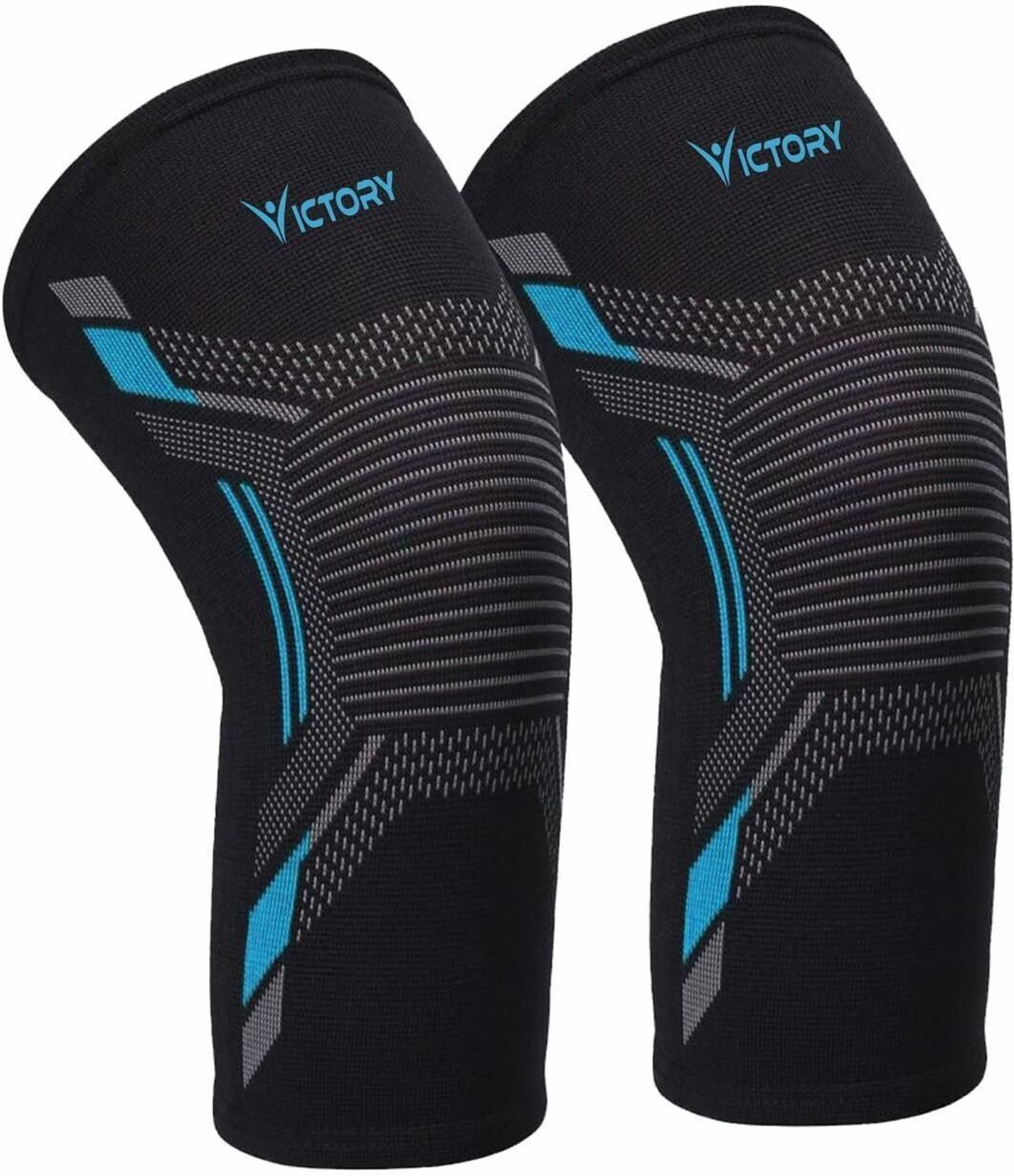 Image of VICTORY Knee Support For Exercise, Gym, Running, Yoga, Pain Relief Men & Women Knee Support