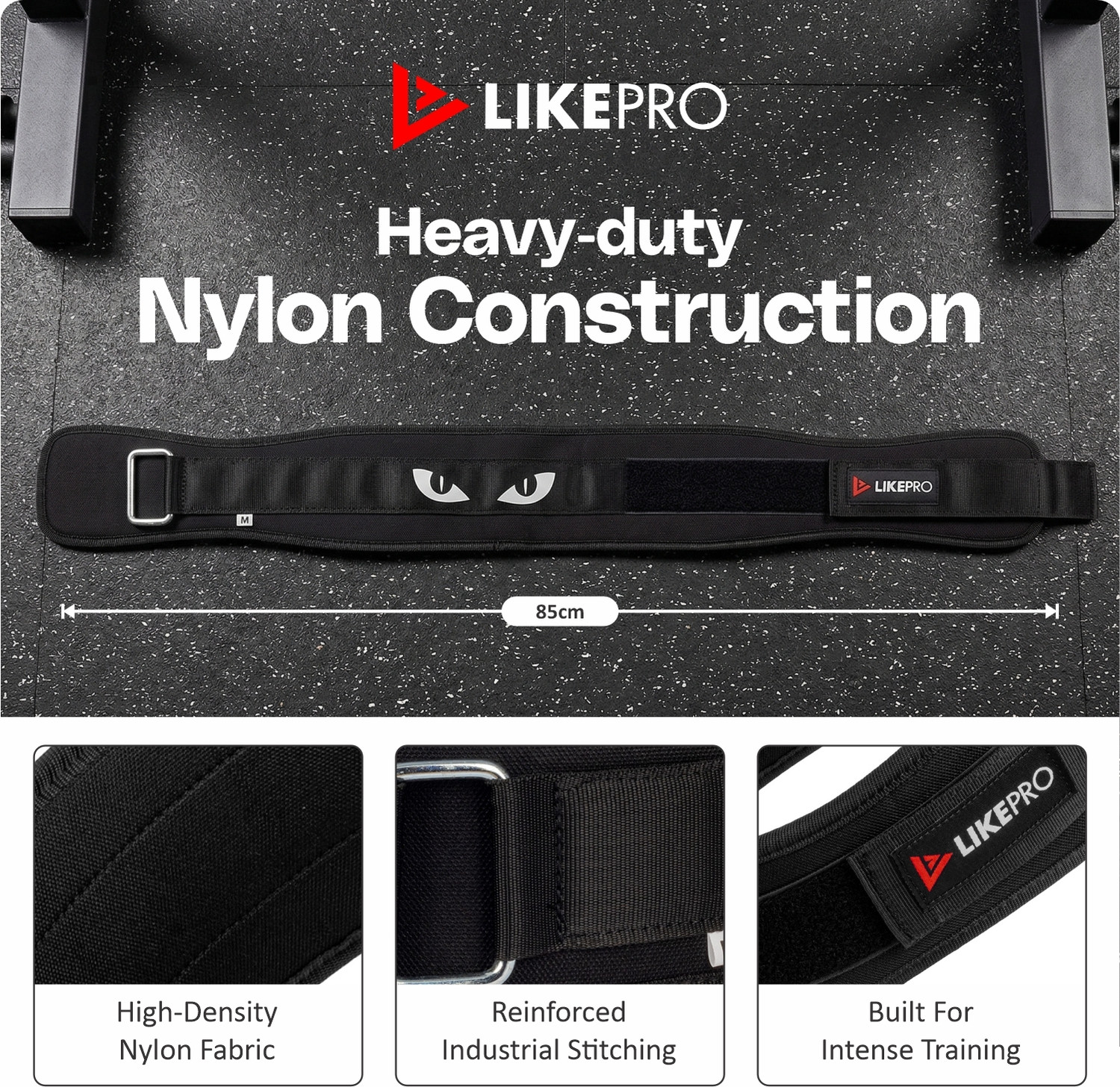 Image of LIKEPRO Weight lifting Gym Belt Back Support For Men and Women 4 Inch Soft Neoprene Weight Lifting Belt