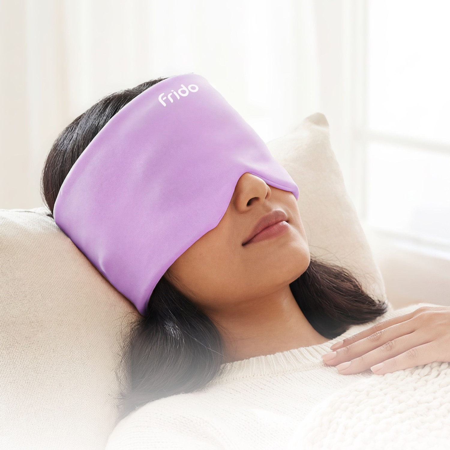 Image of Frido Hot & Cold Therapy Cap for Migraine & Headache Relief | 360 Compression Head Support