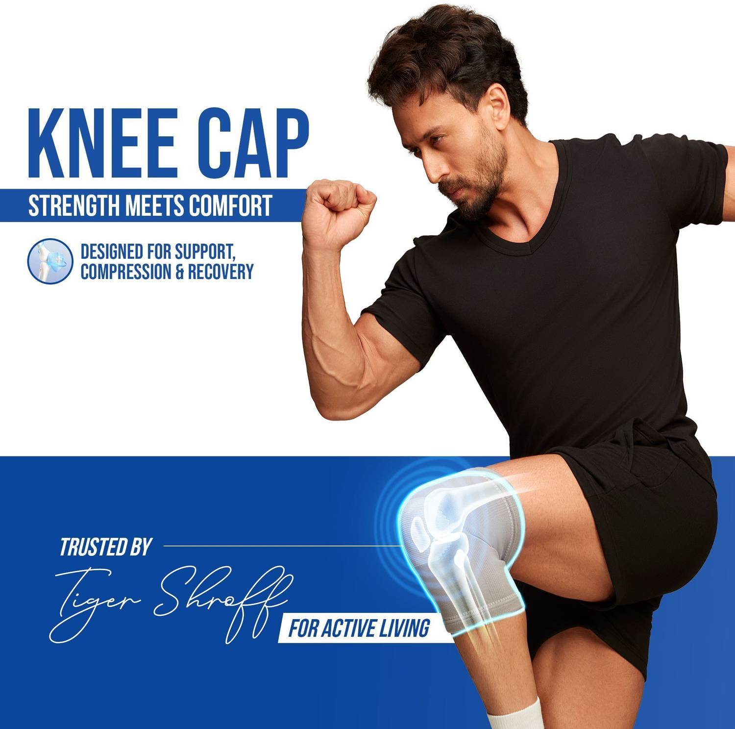 Leeford Premium Knee Cap 4-Way Stretch - Image 5