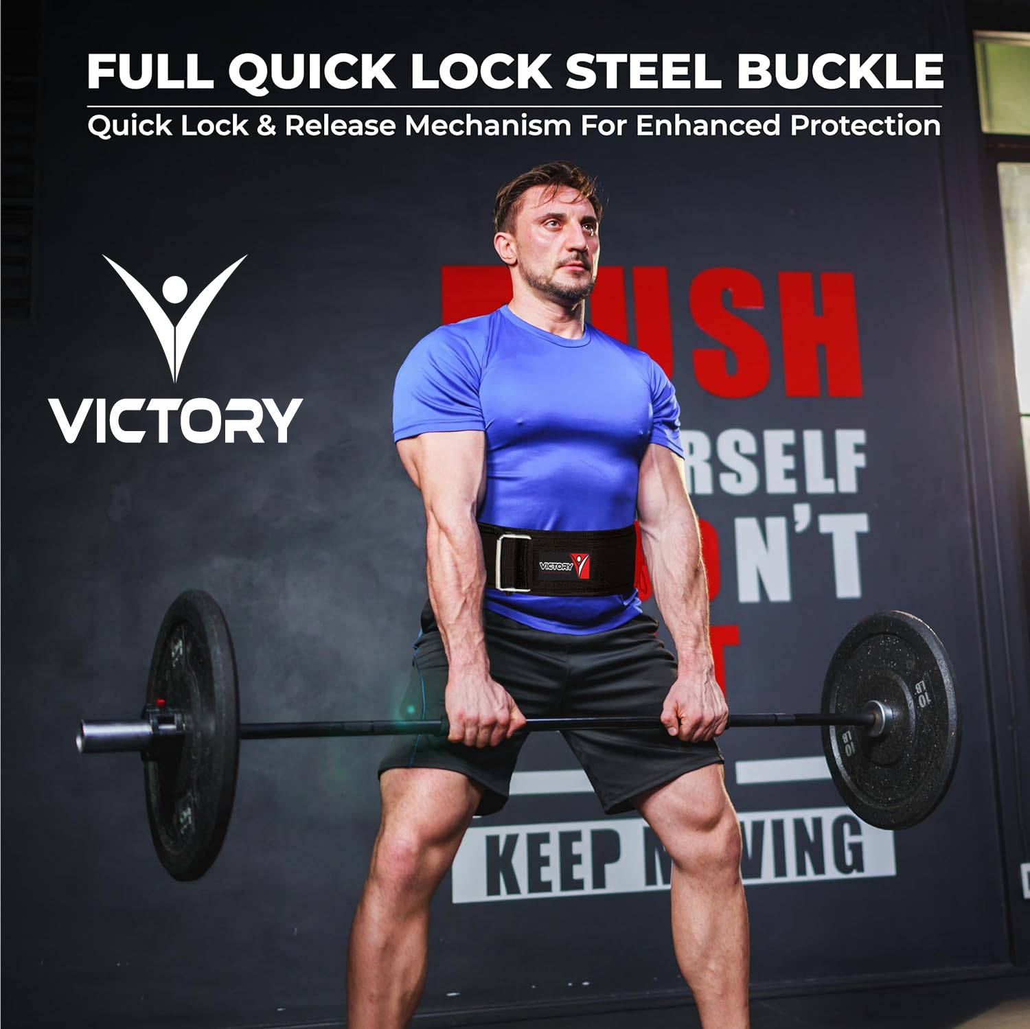 VICTORY Gym Belt Back Support for Weight Lifting - Image 5