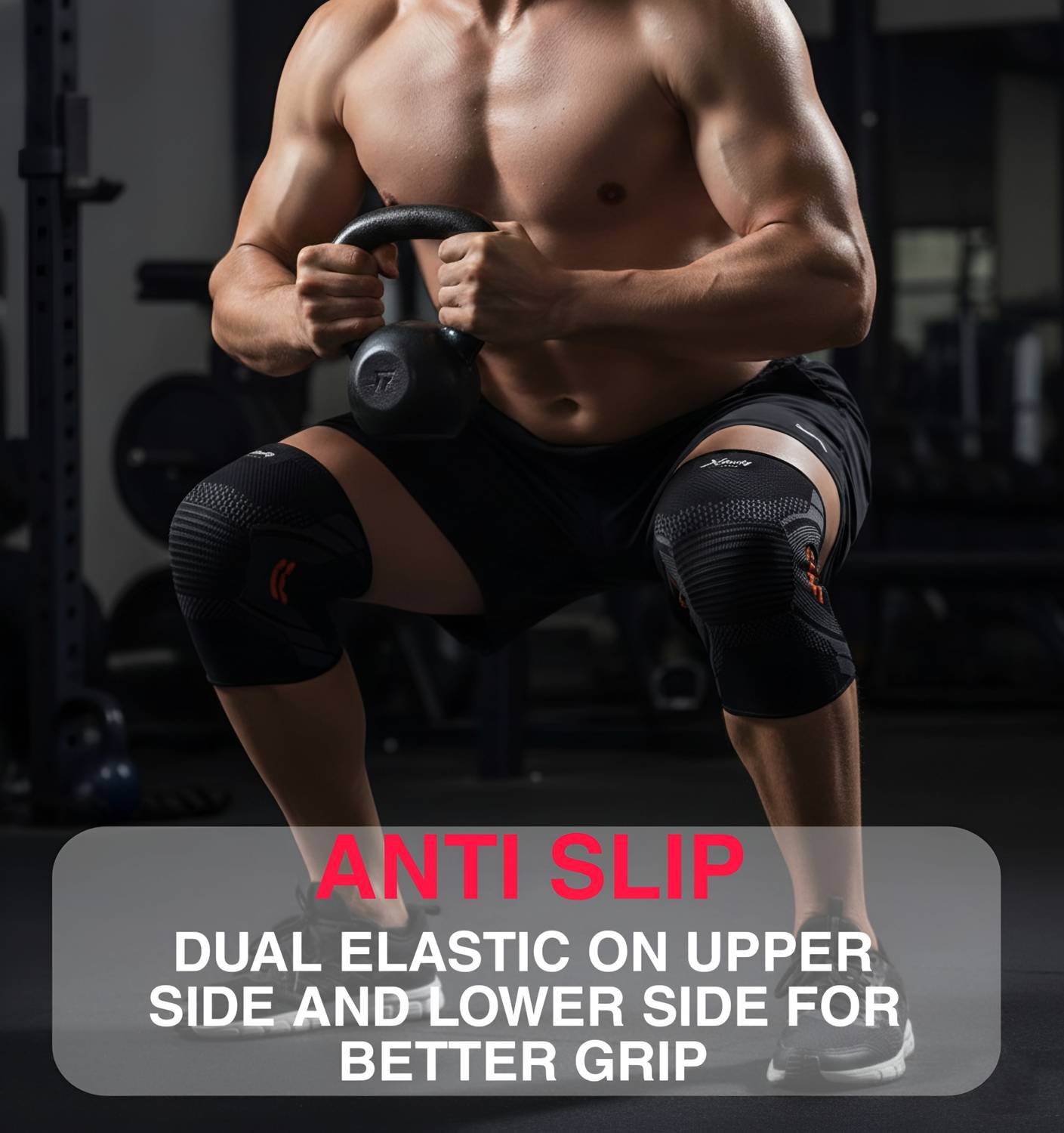 Xfinity Fitness Knee Sleeve Support Pack of 2 - Image 3