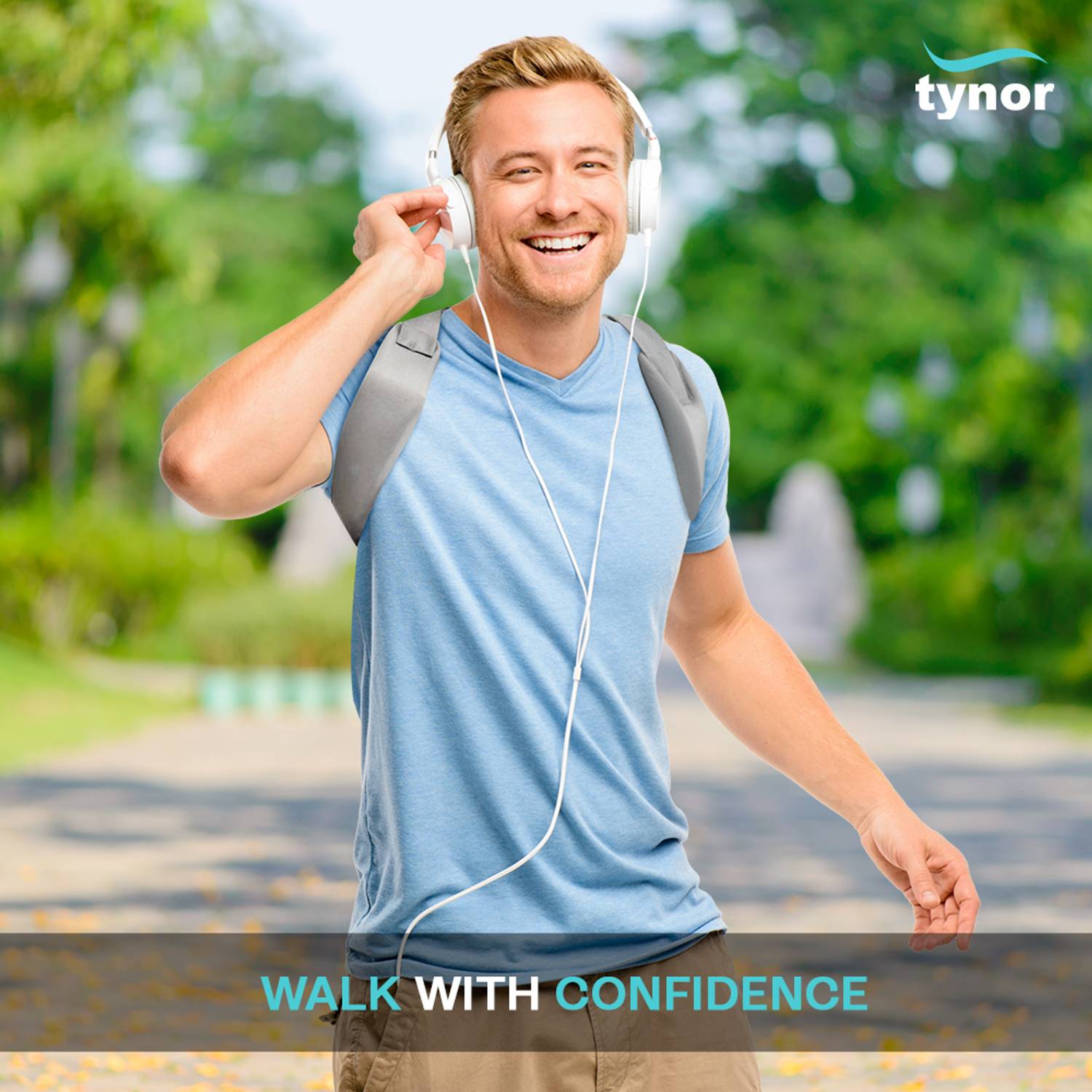 TYNOR Posture Corrector, Grey, Small - Image 4