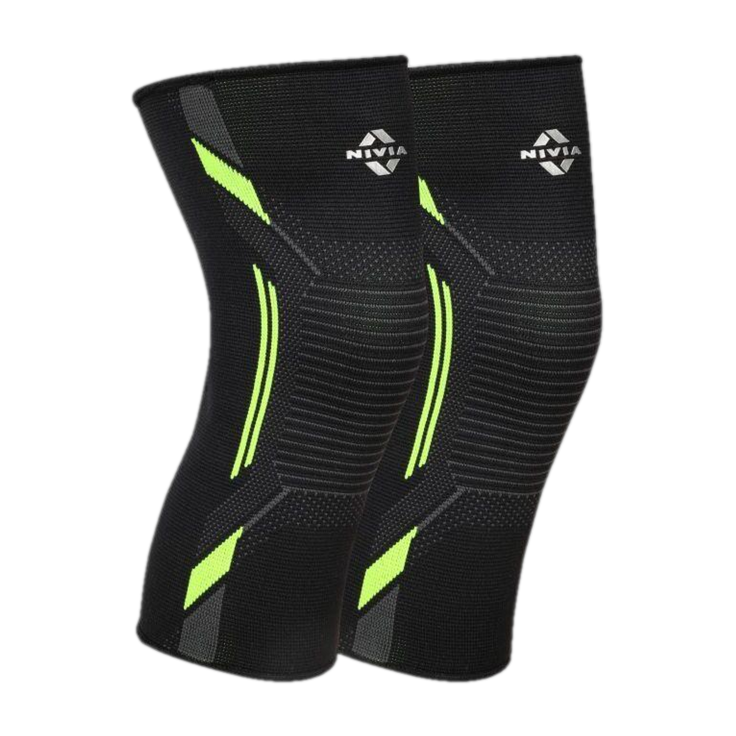 NIVIA Knitted Knee Support (Black) - Image 1