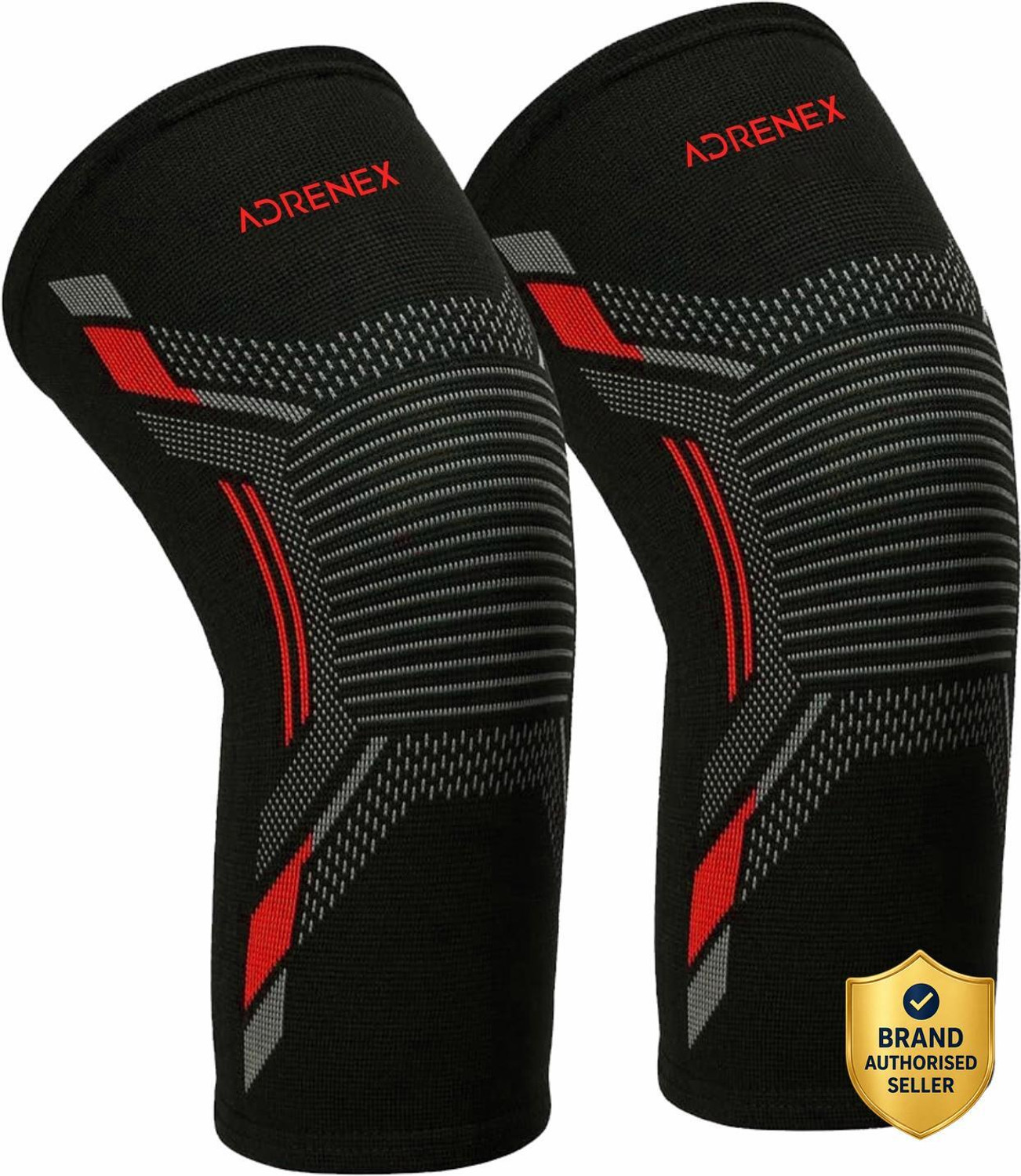 Image of Adrenex Knee Support For Exercise, Gym, Running, Yoga, Pain Relief Men & Women Knee Support