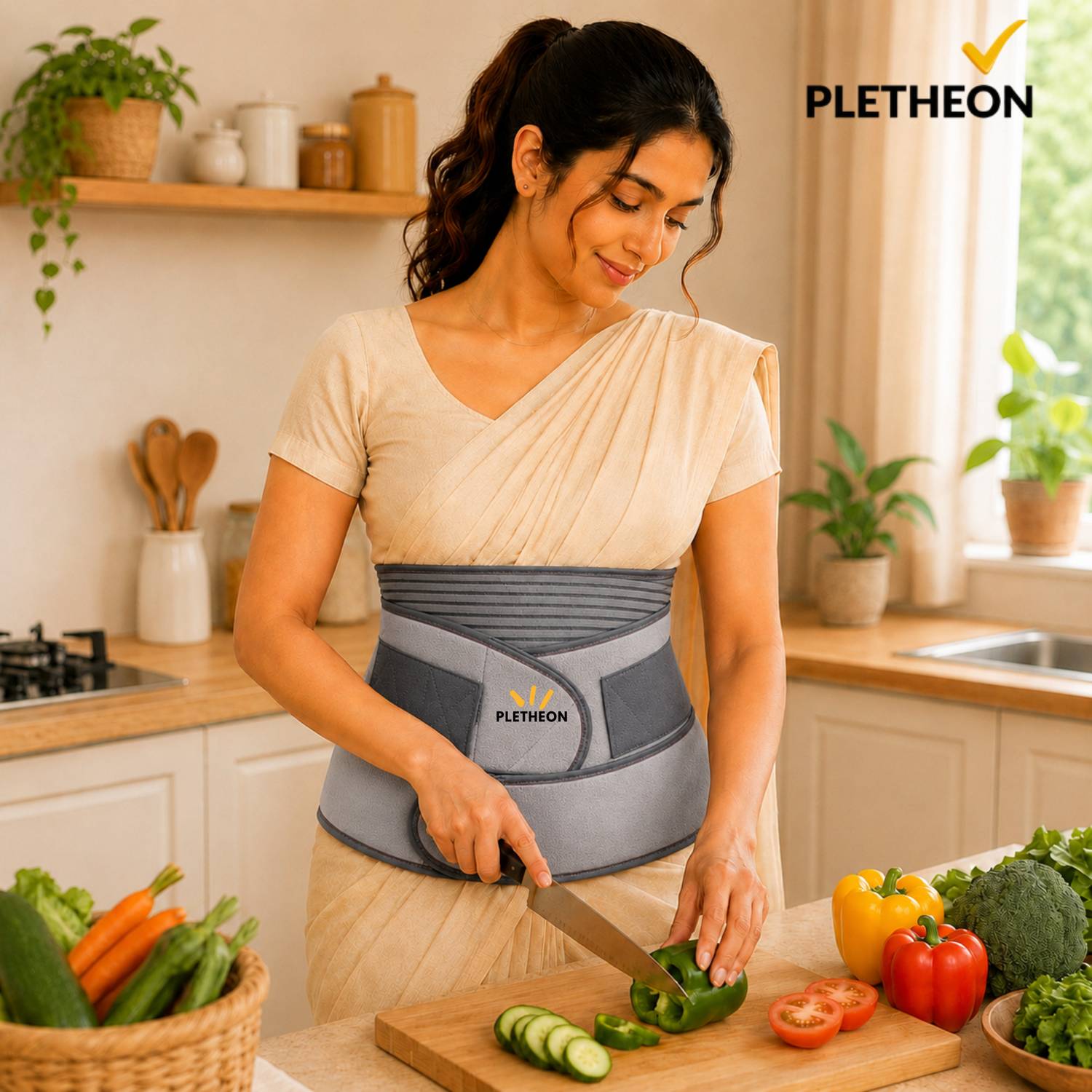PLETHEON Postpartum Waist Trainer Recovery Support Belt - Image 5