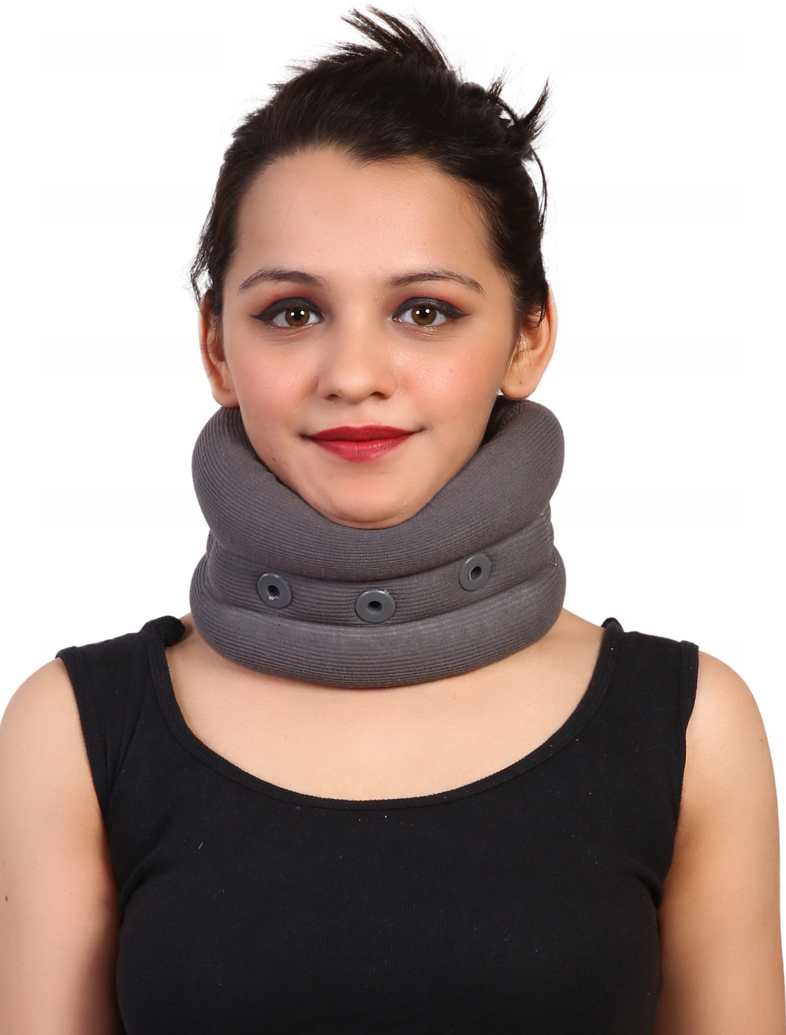 Image of ORANCLE CARE Adjustable Soft Cervical Collar for Extra Support & Relieves Pain in Neck (GREY) Neck Support