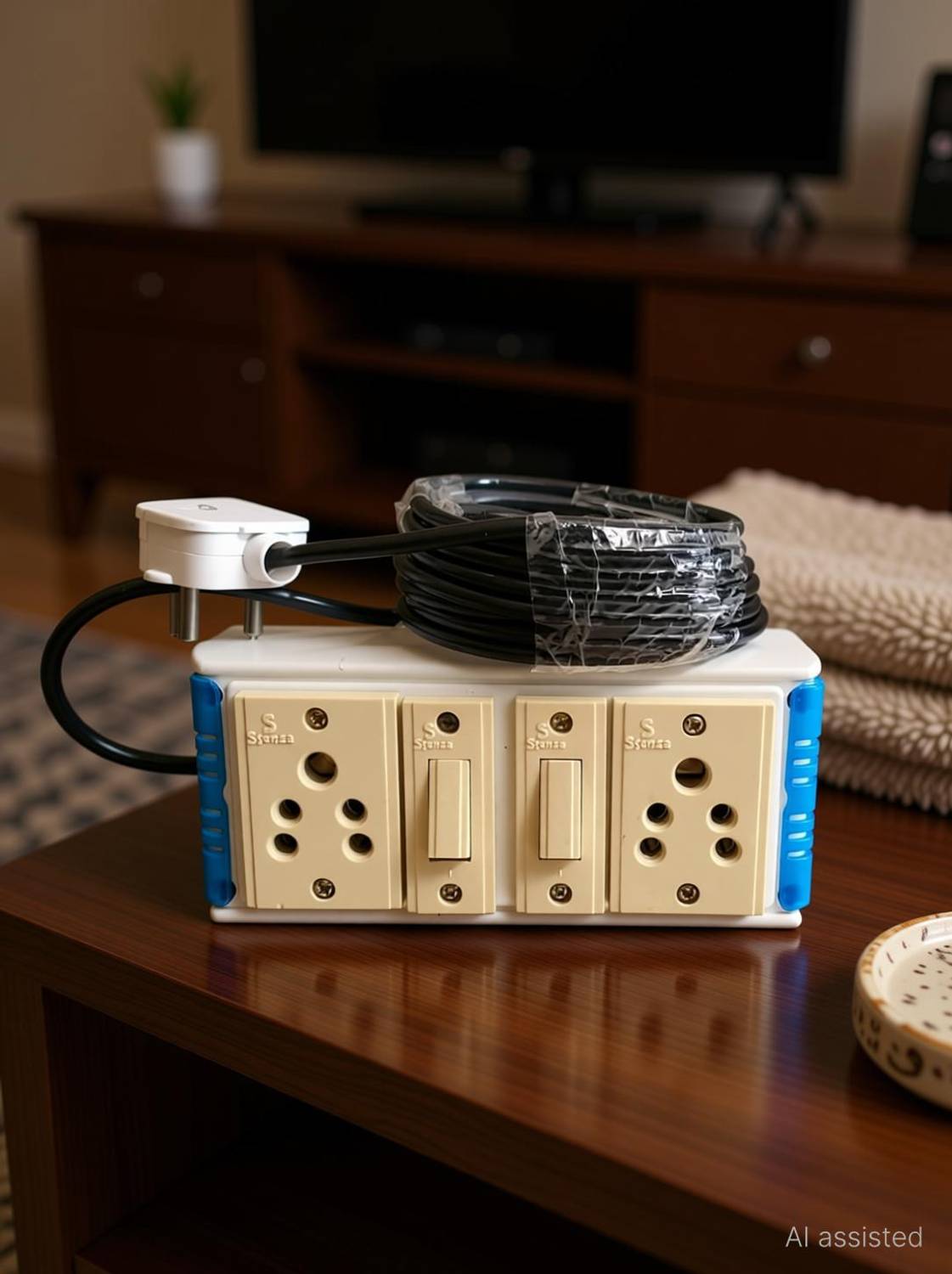 Abhinex 2 Socket and 2 Switch 2  Socket Extension Boards
