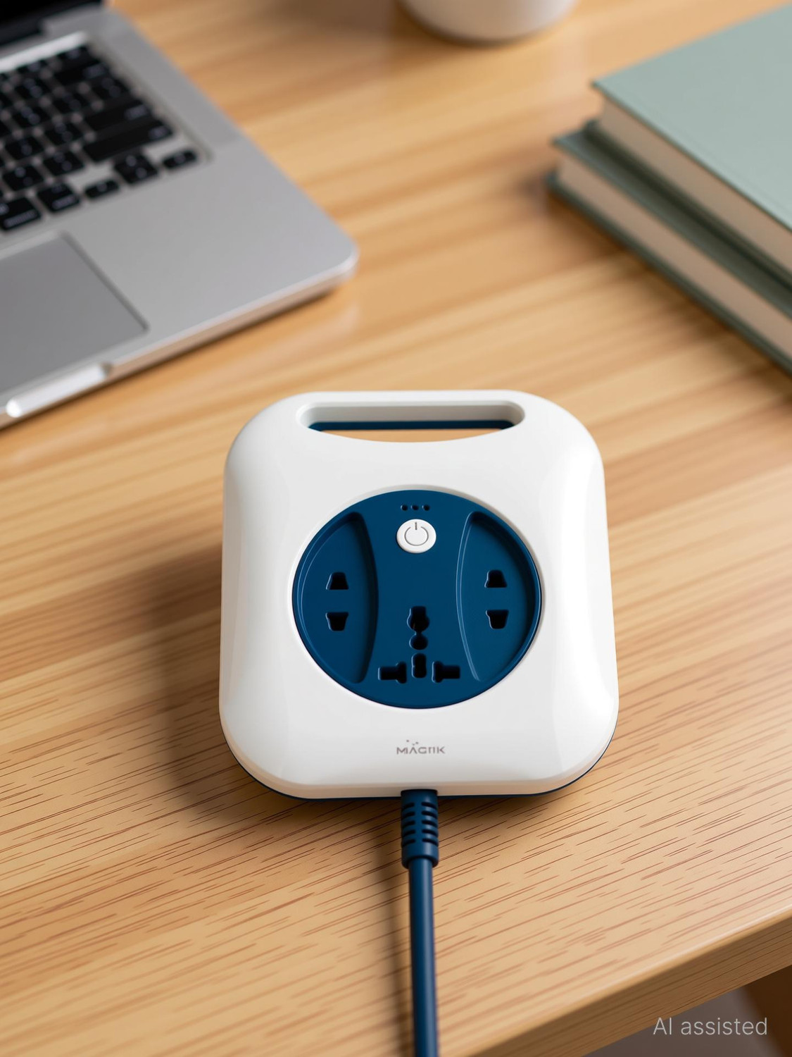 Image of Magik Connector Extension Reel | 5 Meter Cord | 1 Universal Socket 3 Socket Extension Boards