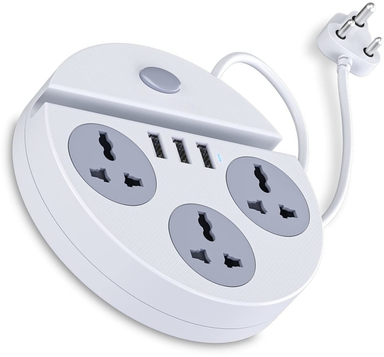 Image of DEGNO Power Plate 1500W with Mobile Holder with USB Charger 3AC Socket + 3USB Ports 6 Socket Extension Boards