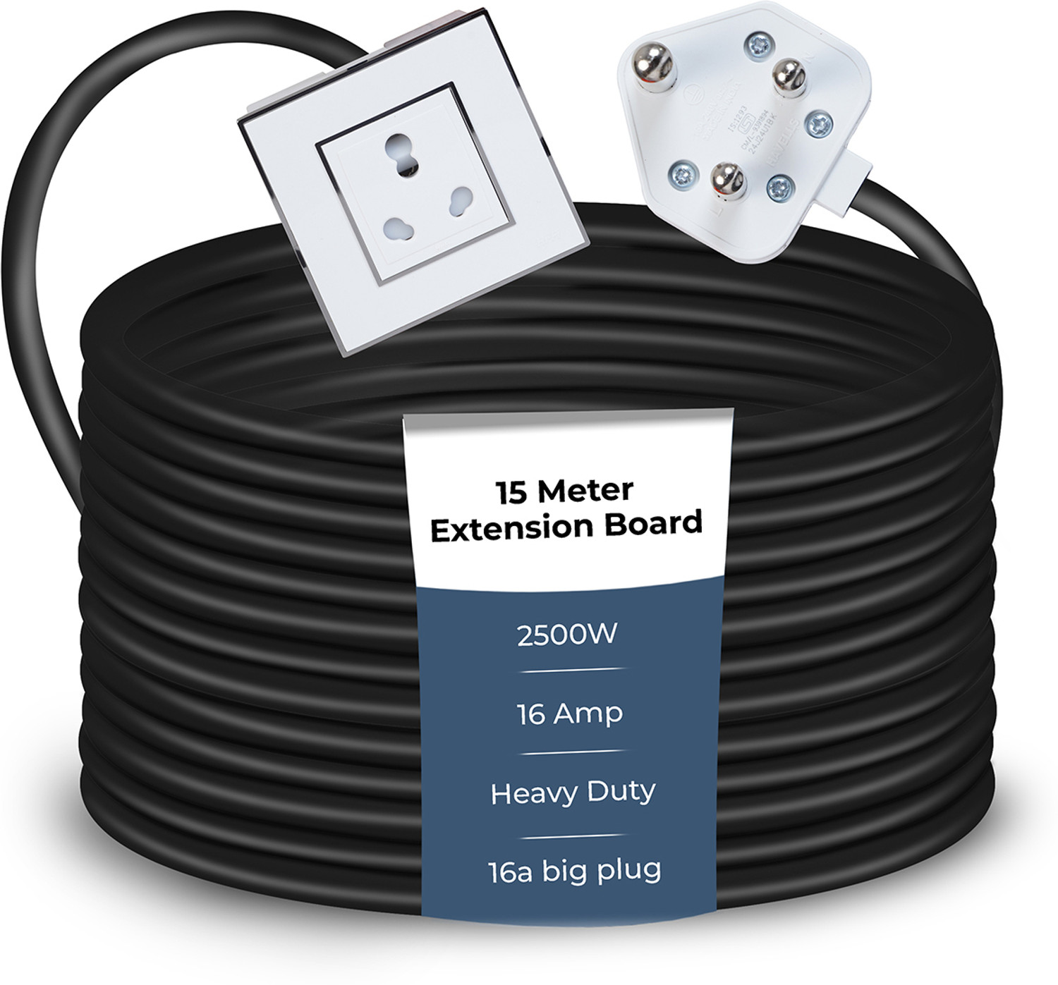 Image of HI-FI Inba Innovation 16A Heavy 3 Pin Top 20A 1 Switch 1 Socket Extension Boards