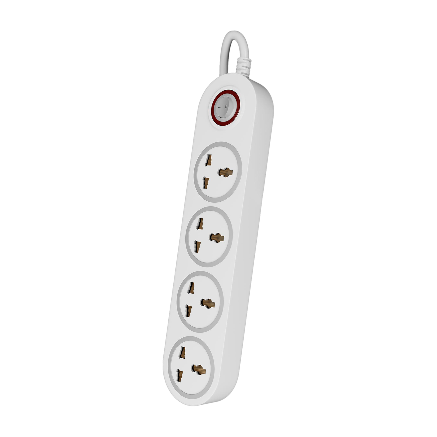 Crompton Powerbox Alpha Lite 4 Socket Extension Boards (White, 2...mo