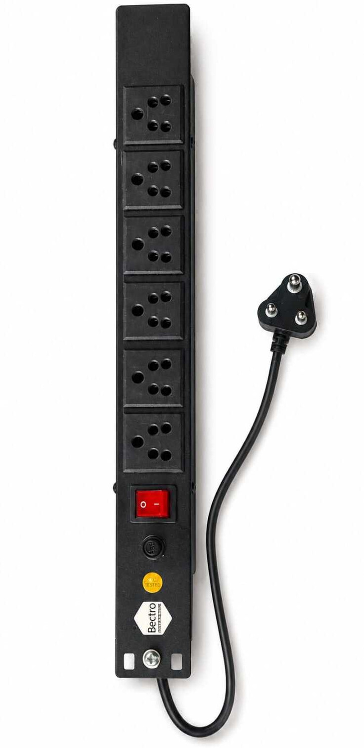 Image of bectro Extension Board and Surge Protector Networking & Server Rack Power 6 Socket Extension Boards