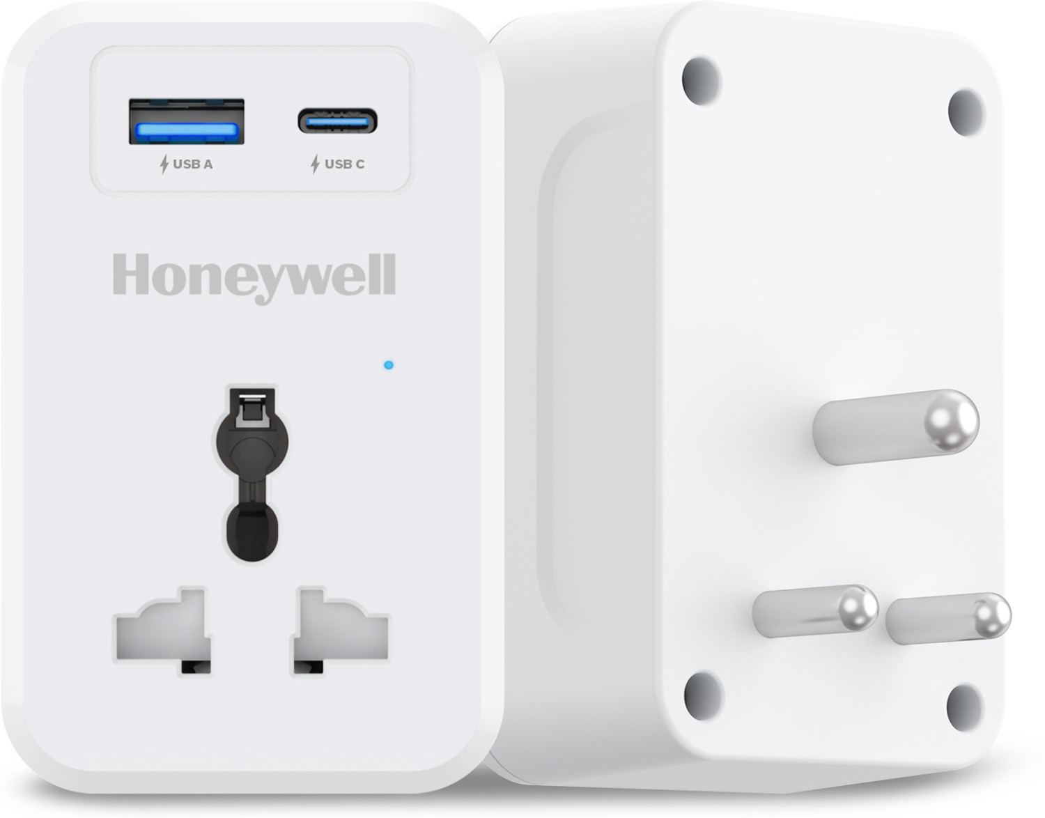 Image of Honeywell Surge Cube,with Universal Sockets, USB & PD 20w, 7,500 Amp, MOV Tech 1 Socket Extension Boards