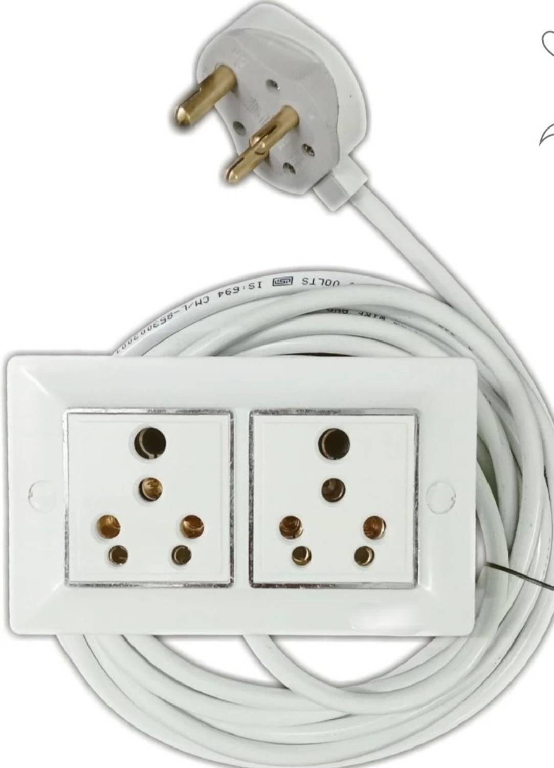BAHUL BAHUL Heavy Duty Power Strip 1 Socket 1 Switch 4M with Indicator 1  Socket Extension Boards