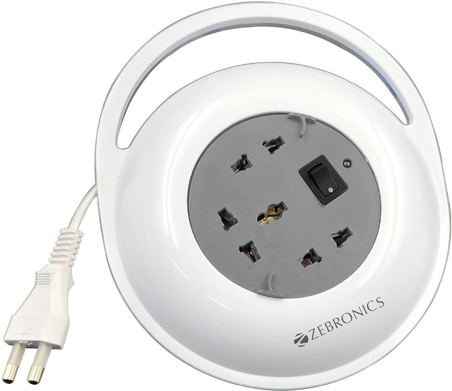 Image of ZEBRONICS PS3401H, 1500 W, 2 Pin Flex box with Universal socket and Carry handle, 3 Socket Extension Boards