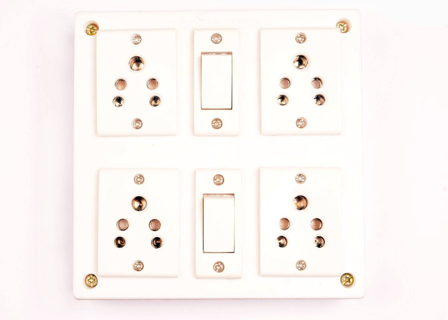 GRACESAN 2 Switch 4 Socket 3Miter Wire 4 Socket Extension Boards