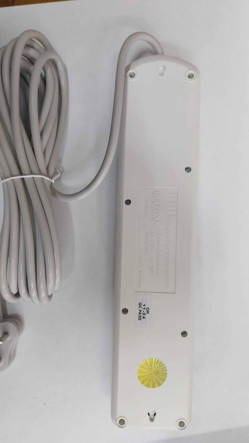Stone 6 Way Computer Power Strip with Switches - Image 4