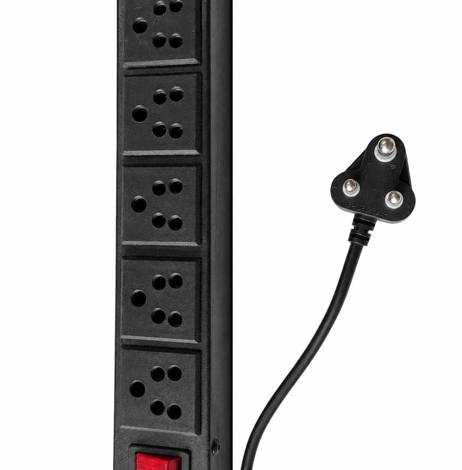 Image of bectro Extension Board and Surge Protector Networking & Server Rack Power 6 Socket Extension Boards