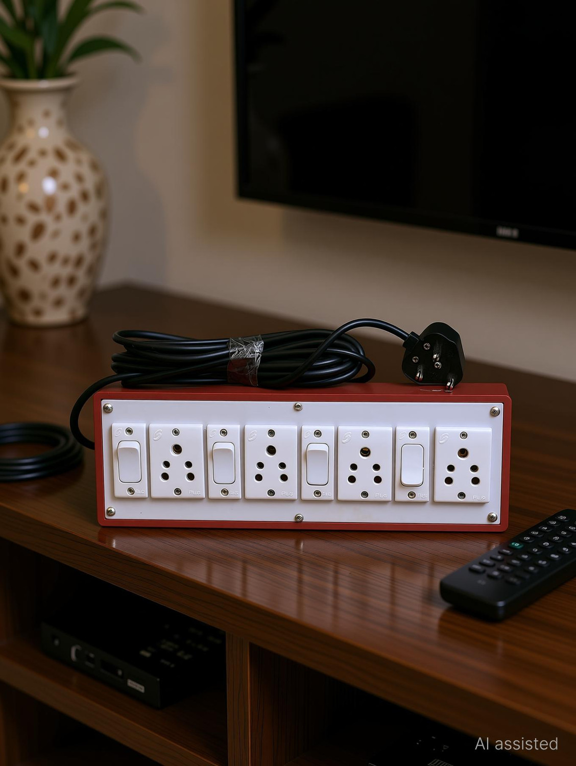 Image of sstreadingco Extension Board 6 amp 4 Socket Extension Boards