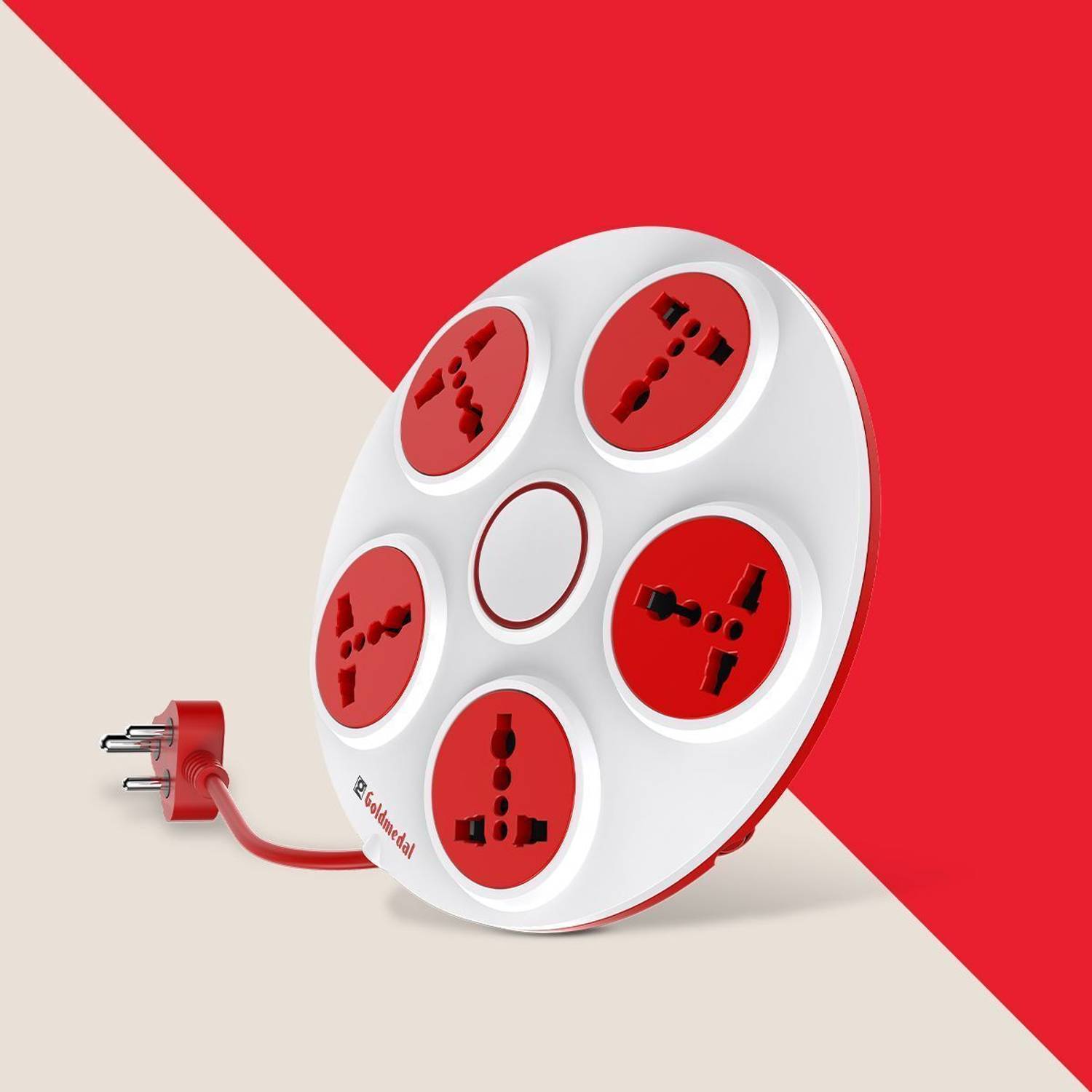 Goldmedal 360° Spike Guard 5  Socket Extension Boards