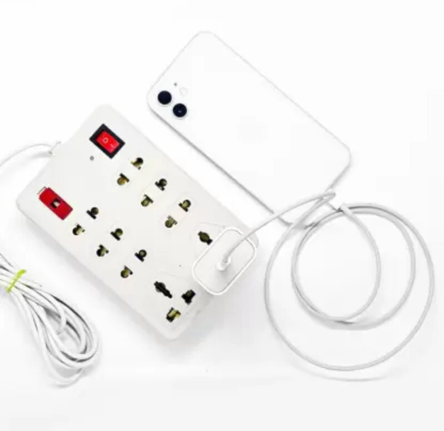Image of Eels CB 2556 Pack of 1 - 8+1 with Fuse Mini Strip, 8 Socket Extension Boards 8 Socket Extension Boards