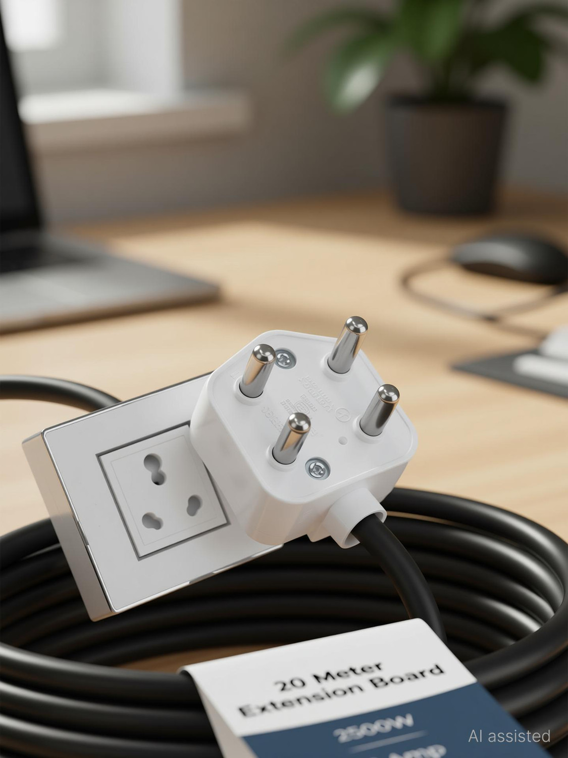 Image of HI-FI Inba Innovation 16A Heavy 3 Pin Top 1 Socket Extension Boards
