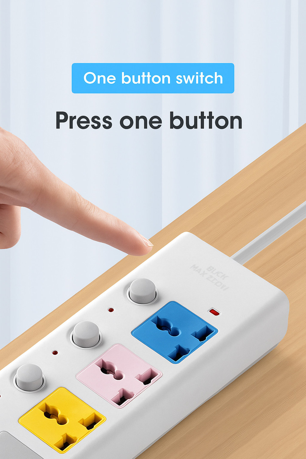 Image of FERVIK Power Plate 2500W 2 + 4 Socket Extension Boards