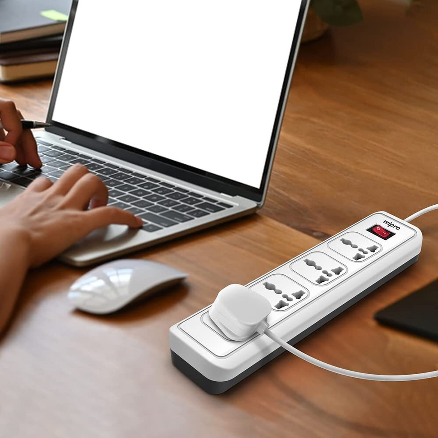Image of Wipro Essential 4 Plus 1 4 Socket Extension Boards