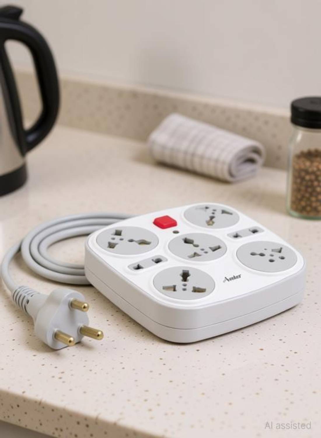 AmlerIndustries Extension Board 7 Socket Extension Boards