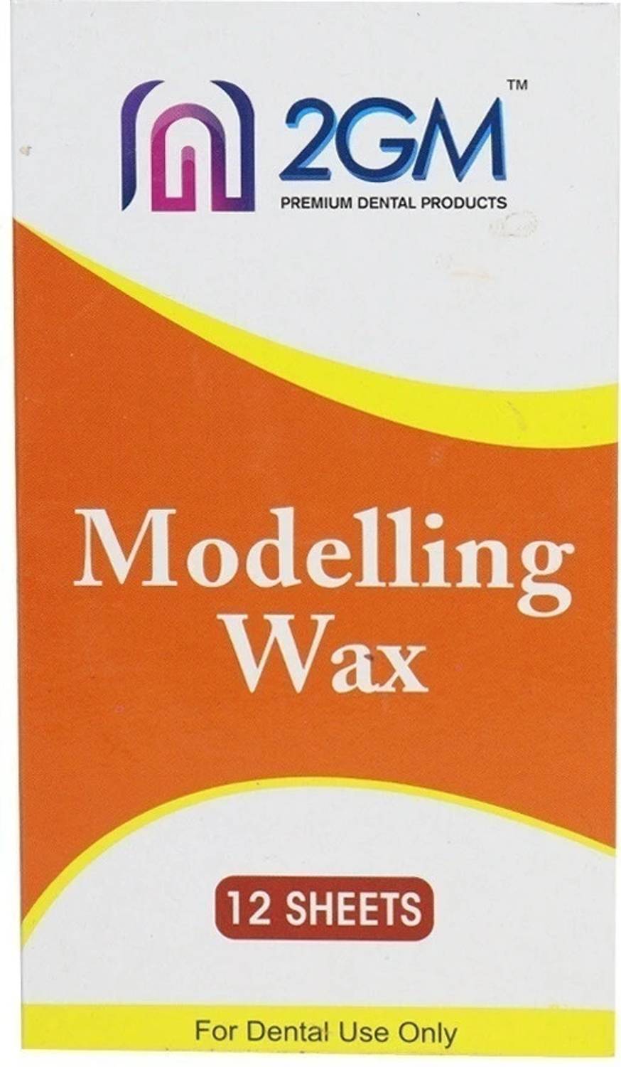 2GM Dental Modelling Wax 12 Sheet (Pink Color) 200gms/ No Surgical Plier