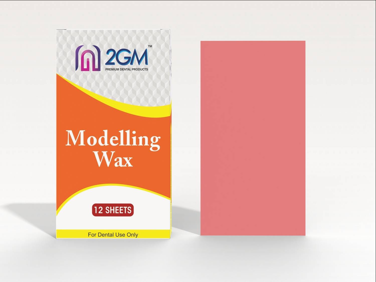 2GM Dental Modelling Wax 225g - 12 Sheets (Pink)/ No Surgical Plier
