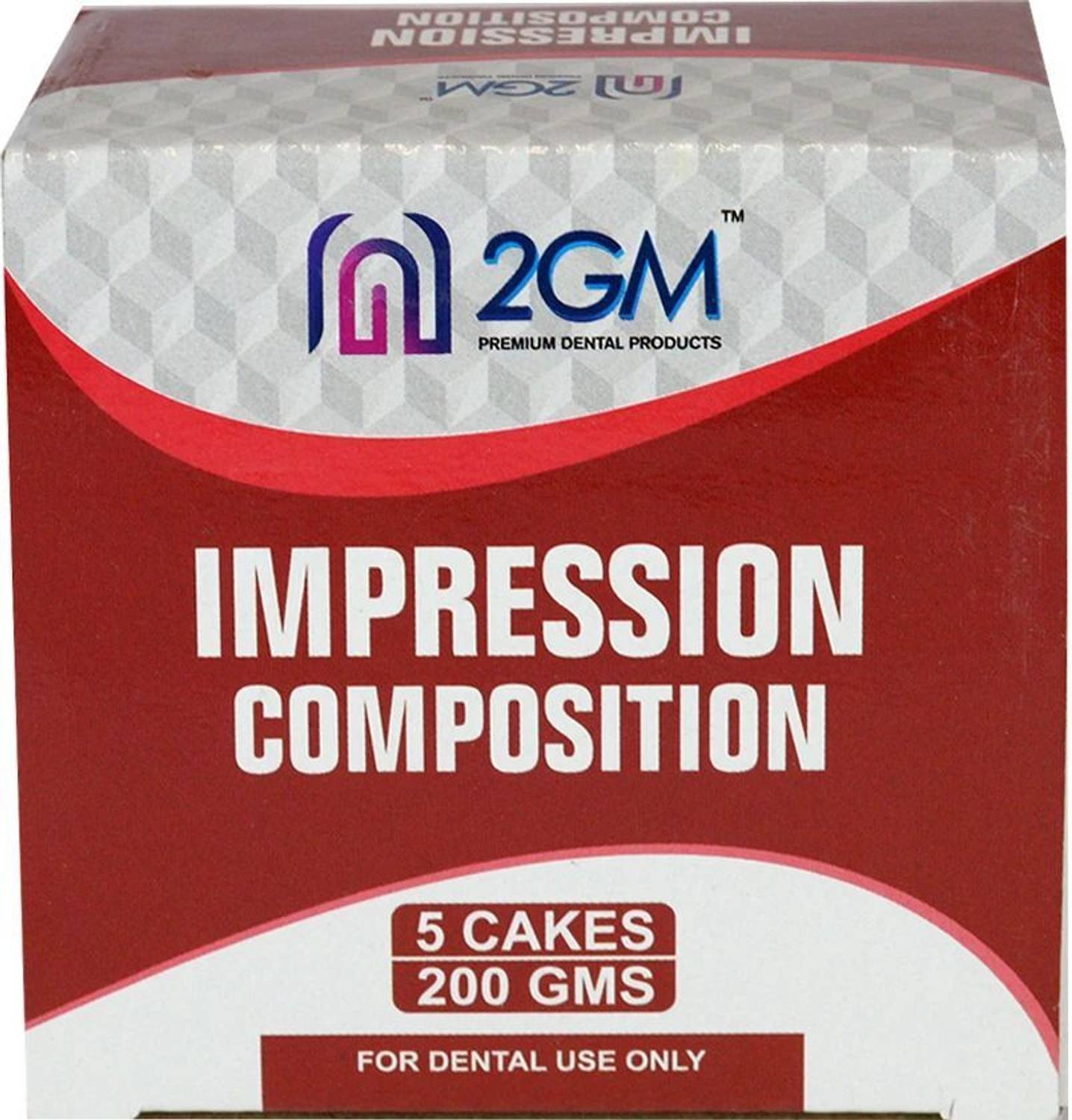 2GM Dental Impression Composition - 5 Cakes / No Surgical Plier