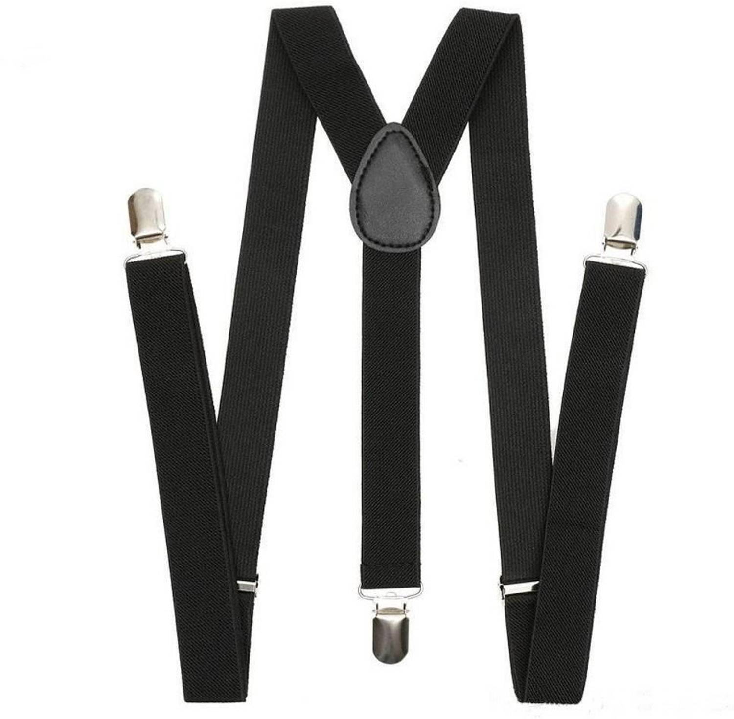 Yeahmom Y-Back Suspenders for Men Black - Image 2