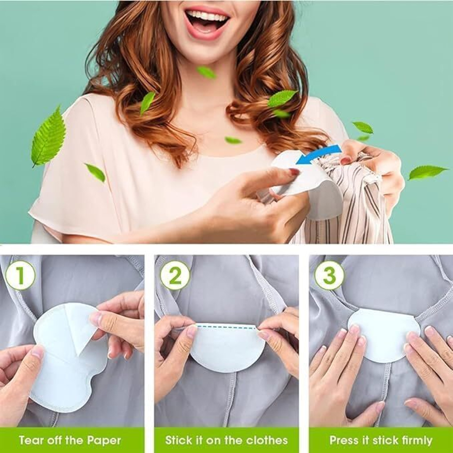 Image of XEAMUSY 10 Pcs Sweat Pads Sweat Pads