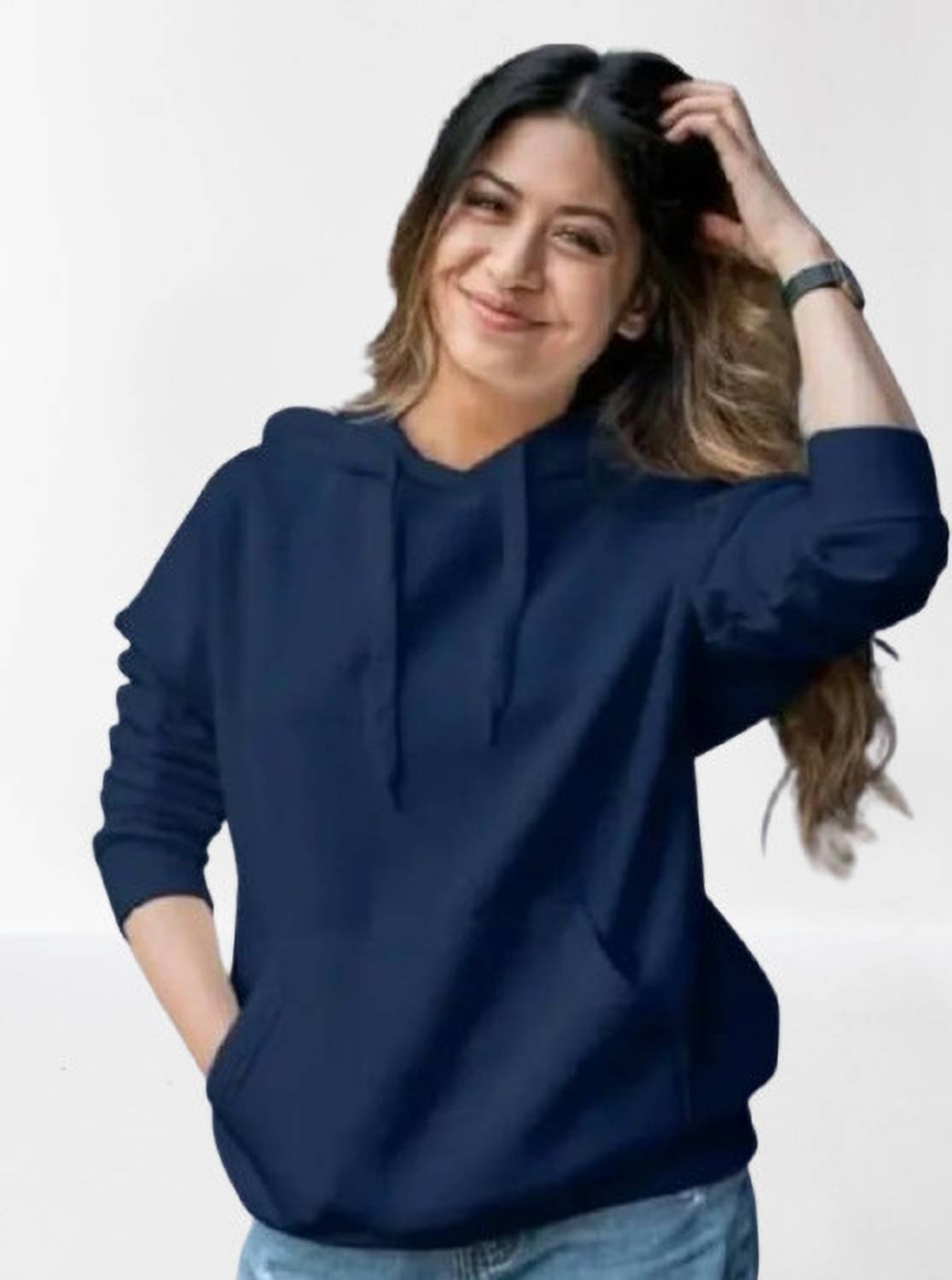 Ashkart Full Sleeve Solid Women Sweatshirt