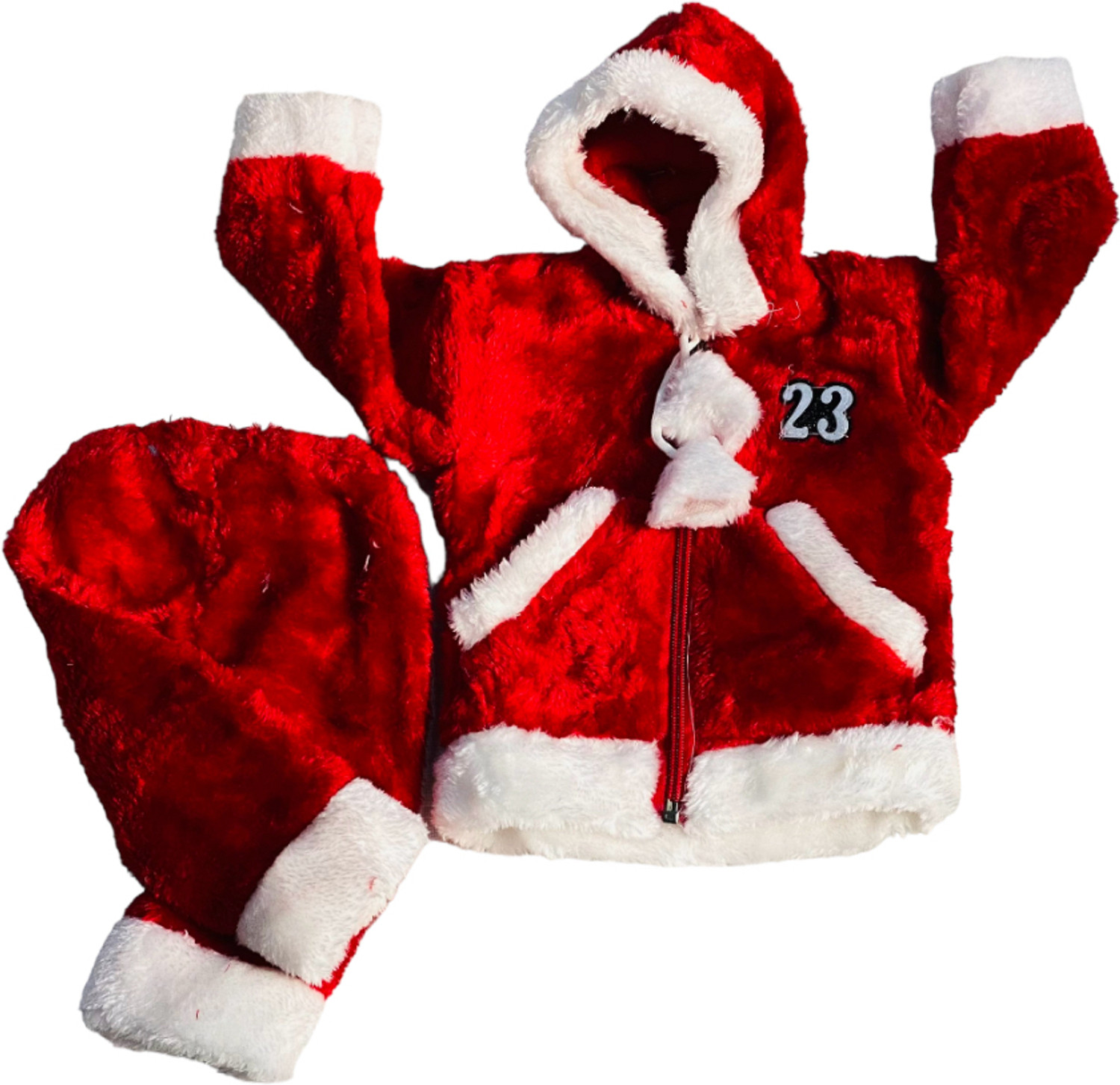 Image of skapparells Solid Casual Baby Boys & Baby Girls Red Sweater