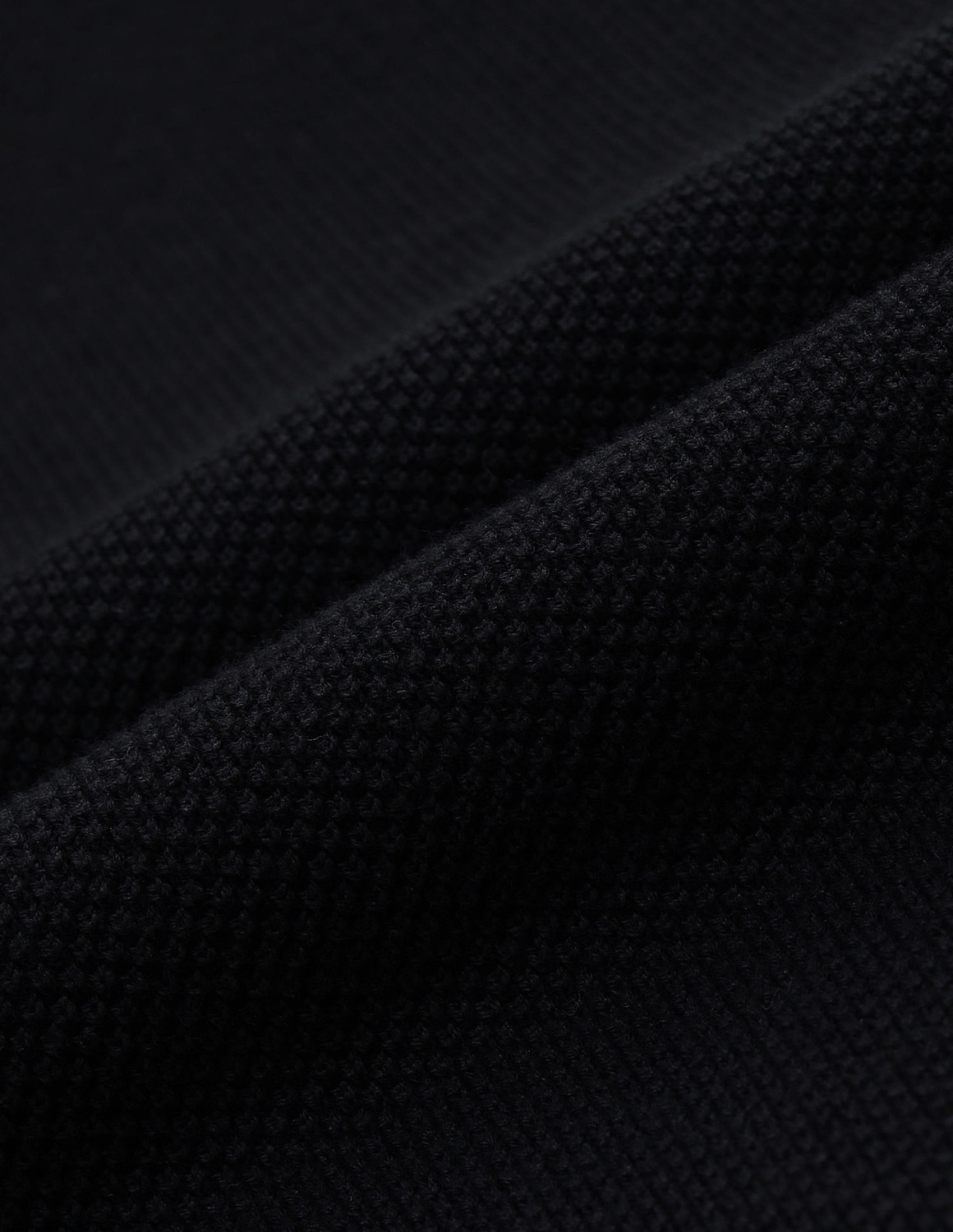 Image of FLYING MACHINE Solid High Neck Casual Men Black Sweater