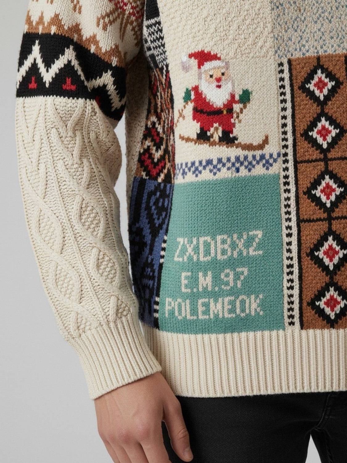 Mast & Harbour Multicolor Men's Sweater - Image 2