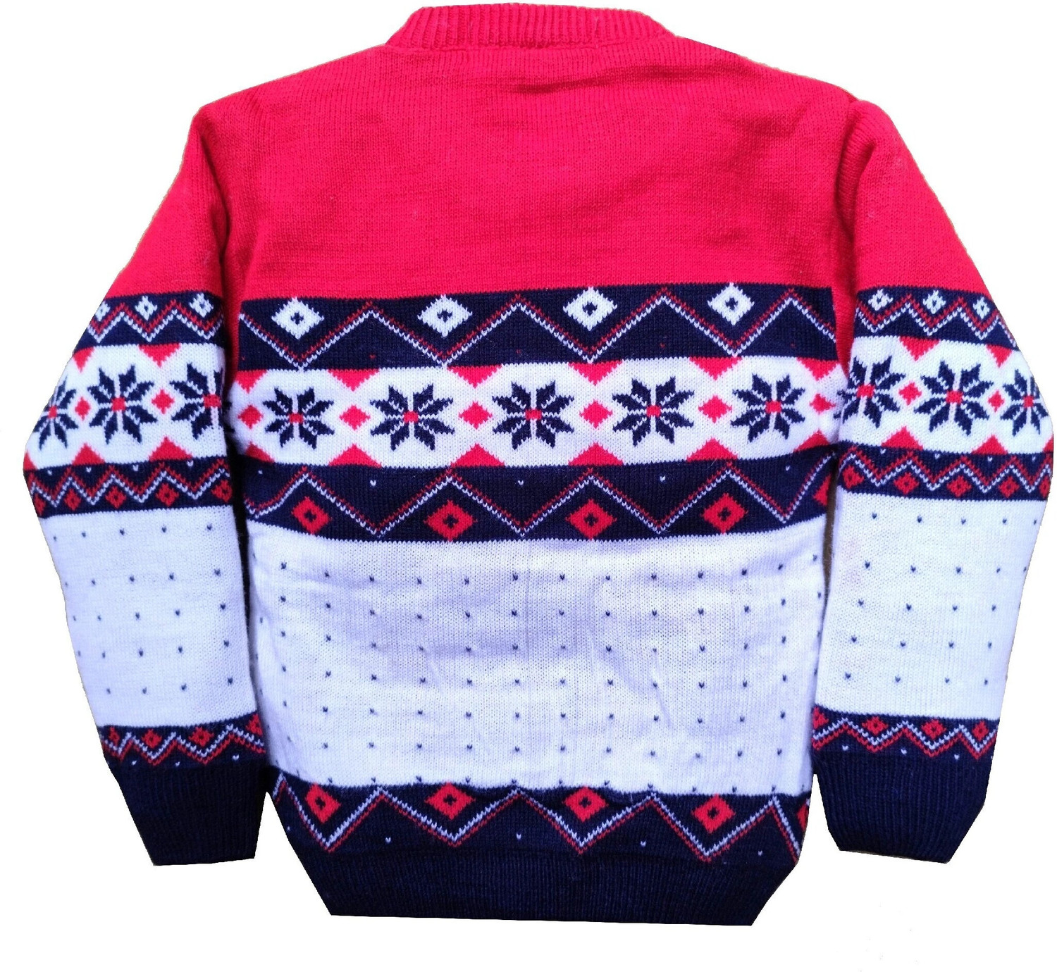 Image of Avelly Baby Boys & Baby Girls Striped Round Neck Multicolor Sweater